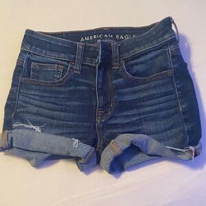 American Eagle Outfitters Dark Blue Jean Shorts